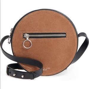 NWT Rag & Bone leather and suede circle bag